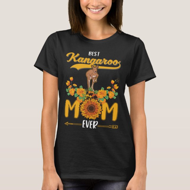 Best Kangaroo Mama Ever Australia Kangaroo T-Shirt (Vorderseite)
