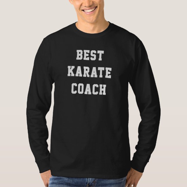 Best Karate Coach T-Shirt (Vorderseite)