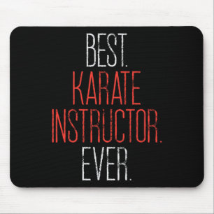 Best Karate Instructor je Martial Arts Teacher S Mousepad
