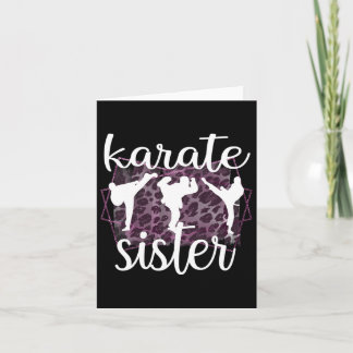 Best Karate Sister Proud Karate Sis Karte