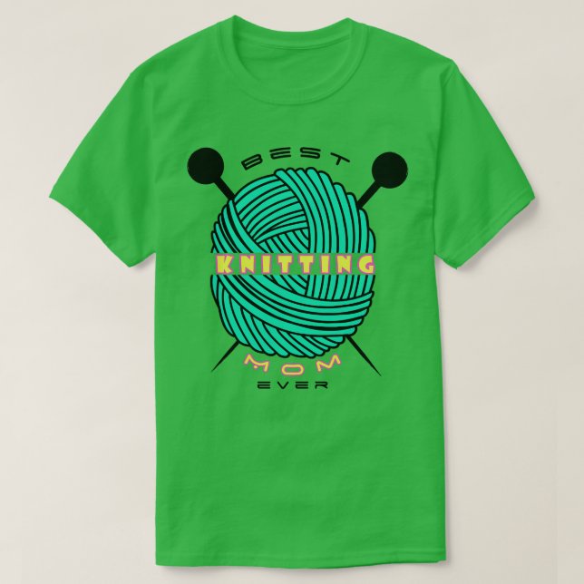 BEST KNITTING MAMA JE 457 T-Shirt (Design vorne)