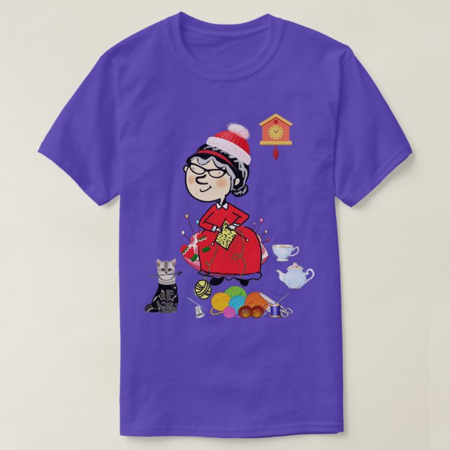 Best Knitting Mom Ever 486  T-Shirt (Design vorne)