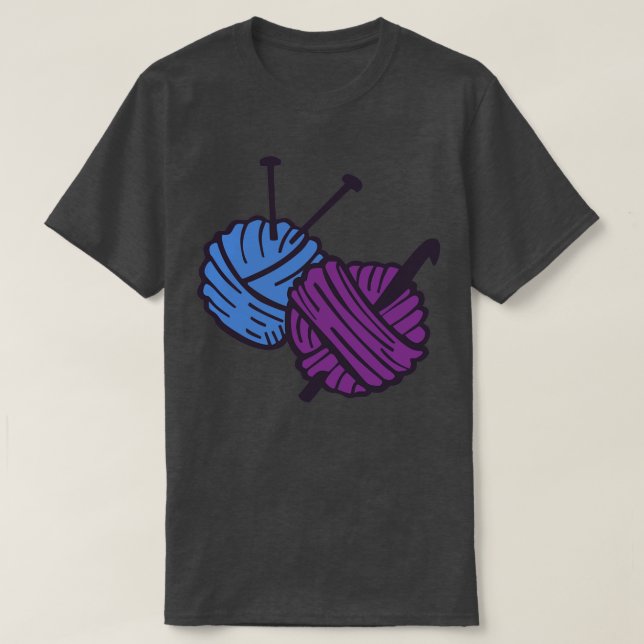 Best Knitting Mom Ever 546  T-Shirt (Design vorne)