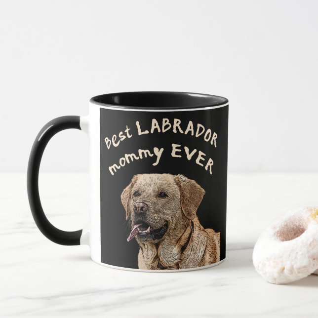 Best Labrador Mommy jemals Tasse (Mit Donut)