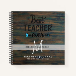 BEST LEHRER EVENT Monogram Journal Vielen Dank Notizbuch