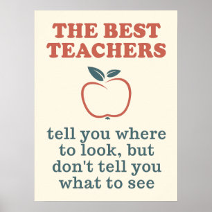 BEST-LEHRER-Farbposter Poster