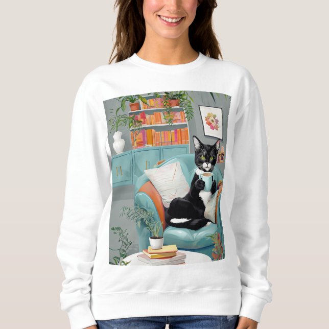 Best Life Cat Sweatshirt (Vorderseite)