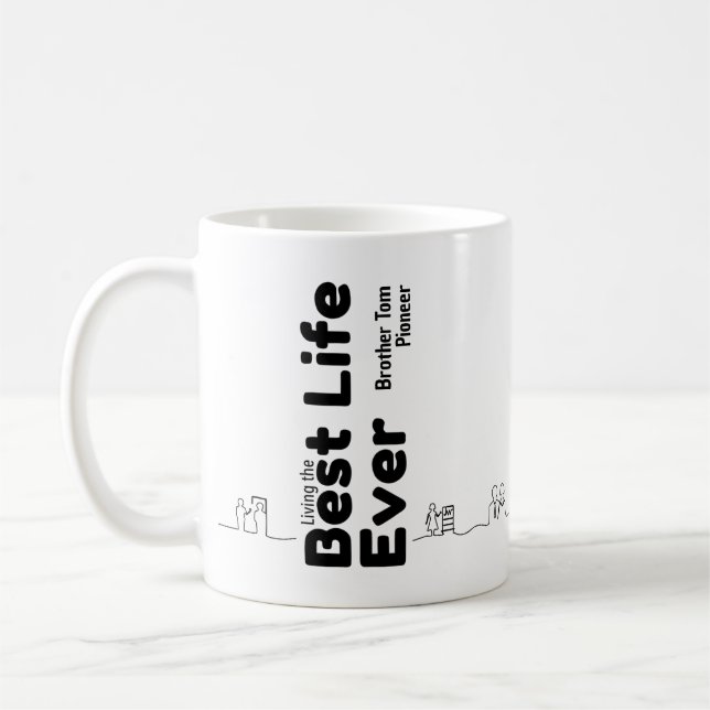 Best Life Ever - Individuelle Tasse (Links)