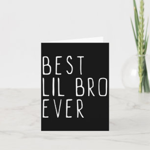 Best Lil Bro je Cooler kleiner Bruder Karte