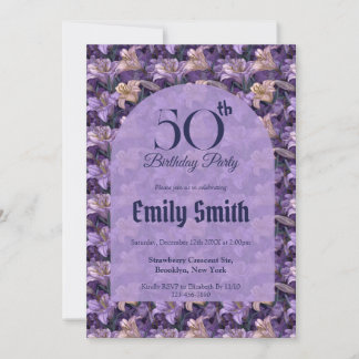 Best Lilies Petal Kids’ Birthday Einladung
