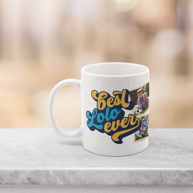 Best Lolo Ever | Opa-Foto Kaffeetasse (Von Creator hochgeladen)