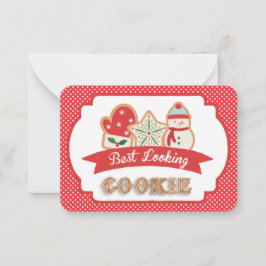 Best Looking Cookie Award Mitteilungskarte