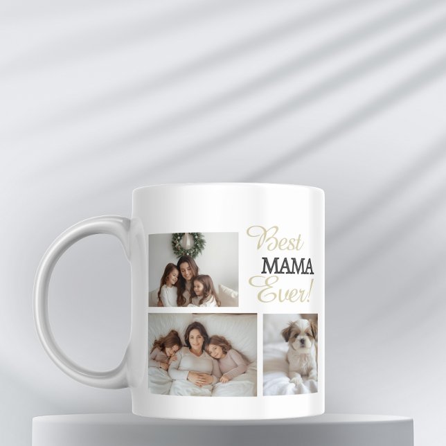 Best Mama Custom Foto Tasse - Geschenke für Mama (Best Mom Custom Photo Gifts Mug)