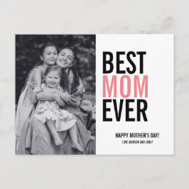 Best Mama Ever Mother Day Foto Postkarte