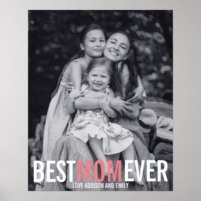 Best Mama Ever Mother Day Poster Sign (Vorne)