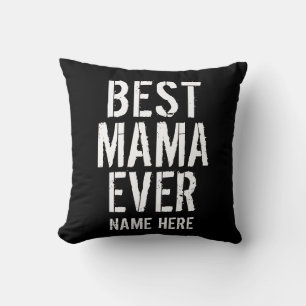 BEST MAMA EVER TYPOGRAPHIE KISSEN
