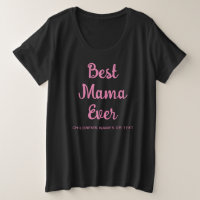 Best Mama Ever Womens Modern Typografy Template