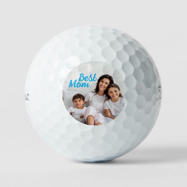 Best Mama Foto Golf Balls Golfball (Vorderseite)