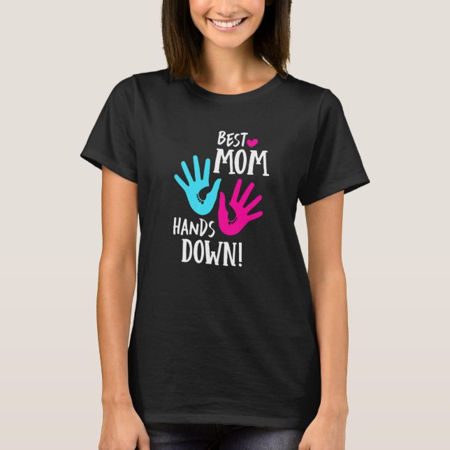 Best Mama Handling Down T-Shirt (Vorderseite)