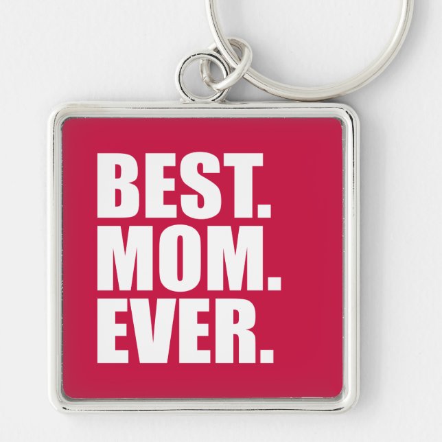 Best. Mama. Immer.(rosane) Schlüsselanhänger (Vorne)