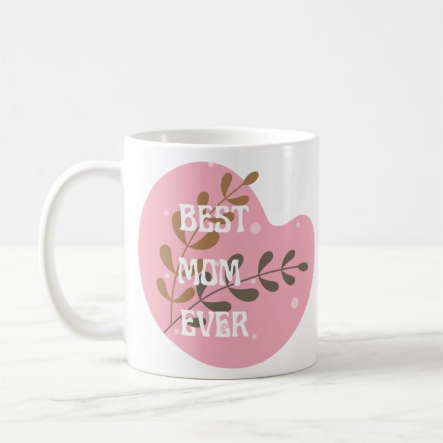 BEST MAMA JE - Anpassbares Foto Kaffeetasse (Links)