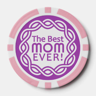 BEST MAMA kundenspezifische Monogramm-Poker-Chips Pokerchips