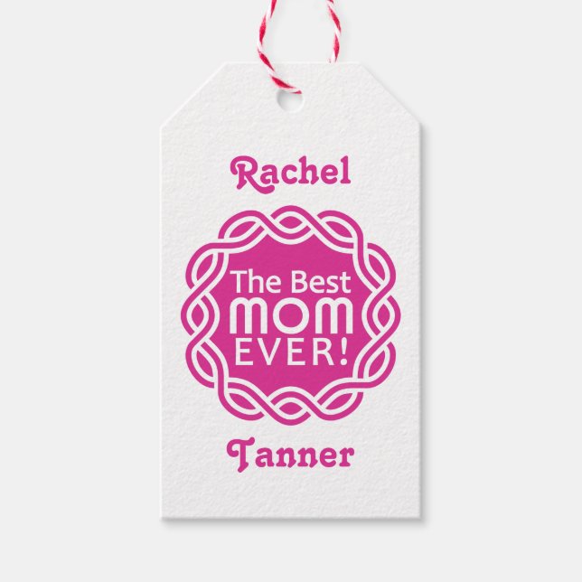 BEST-MAMA-Tags Geschenkanhänger (Vorderseite)