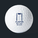 Best Man Blue Bow Tie With Suspenders Golfball<br><div class="desc">These golf balls are a great favor for the best man in your wedding. If all your wedding party will be wearing suits this design with suspenders and a bow tie in blue would be perfect. Casual yet formal. They will love that they are practical and usable. They'd be great...</div>