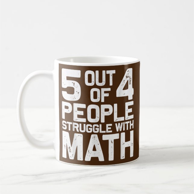 Best Mathe Teacher Art Men Women Math Joke Kaffeetasse (Links)