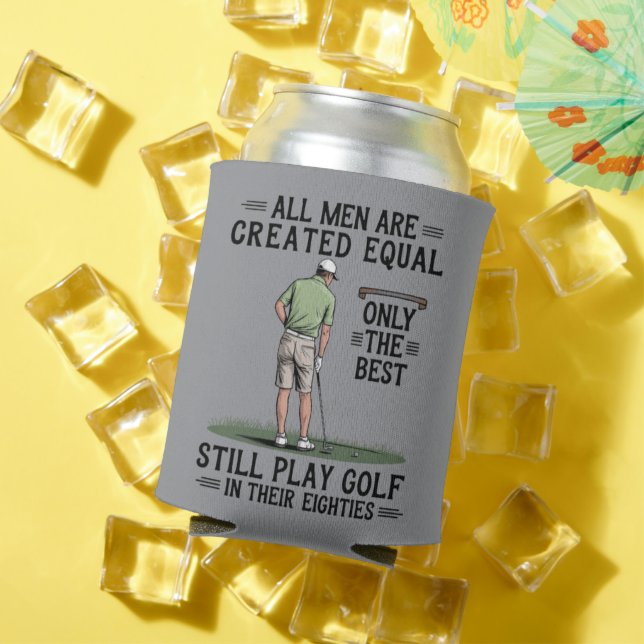 Best Men Play Golf Eighties Funny Golfer Golfing  Dosenkühler (In Situ Sommer)