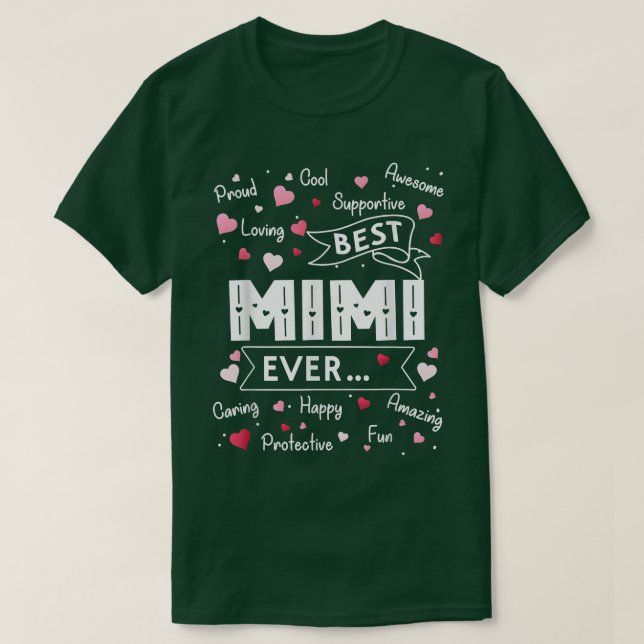 Best Mimi Ever Funny First Mütter Da T-Shirt (Design vorne)
