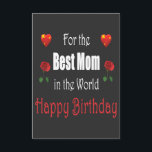 Best Mom Birthday Design<br><div class="desc">Wonderful cute birthday design for your lovely mom</div>