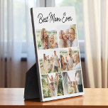 Best Mom Ever Custom 6 Photo Collage Fotoplatte<br><div class="desc">Create a beautiful tribute to Mom with this custom photo collage plaque. Featuring six favorite photos and the message Best Mom Ever, this high-quality wood plaque is a heartfelt way to celebrate Mothers Day, birthdays, or any day you want to show appreciation. Printed on durable birch or maple wood, it...</div>