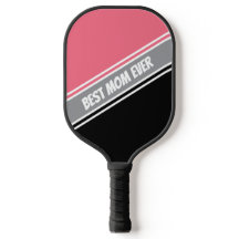Best Mom Ever Elegant Black and Pink White Custom
