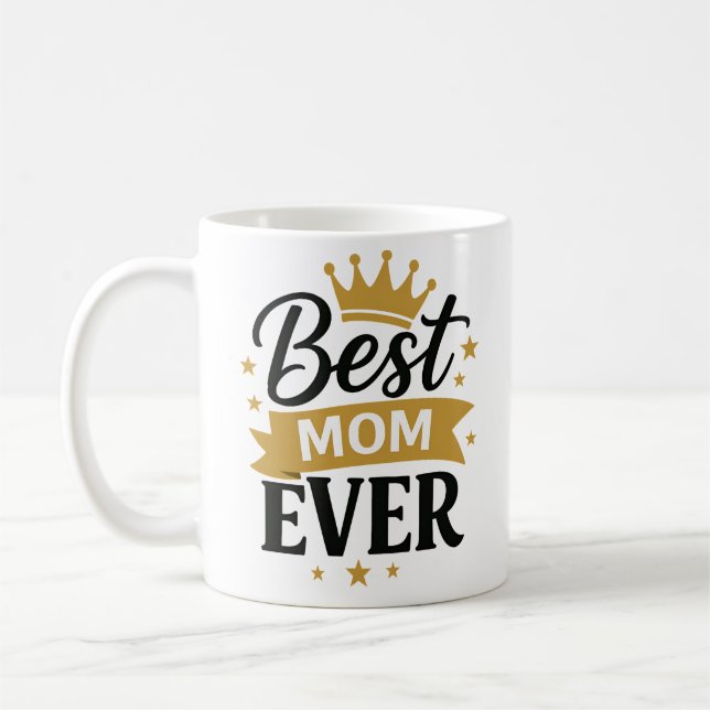 Best Mom ever Kaffeetasse (Links)