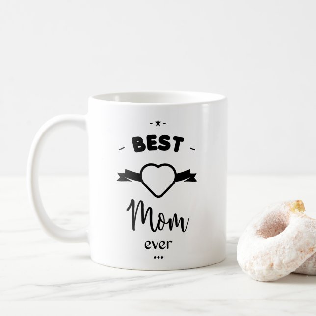 Best Mom ever Kaffeetasse (Mit Donut)