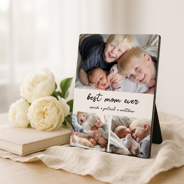 Best Mom Ever Kids Names Fotoplatte (Von Creator hochgeladen)