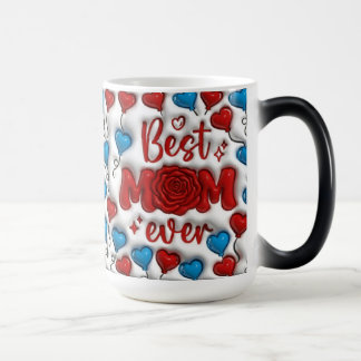 Best mom ever mug design, Sublimation design. Verwandlungstasse