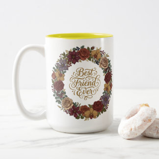 BEST MOM EVER MUG DESIGN, SUBLIMATION DESIGN  ZWEIFARBIGE TASSE