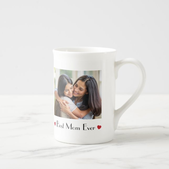 Best Mom Ever Personalized Mug | Best Mom Gift Prozellantasse (Rechts)