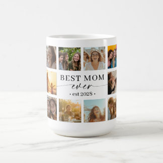 Best Mom Ever Photo Collage Mug Gift