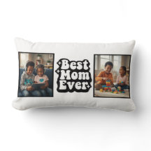 Best Mom Ever Retro Groovy 2 Photo Keepsake