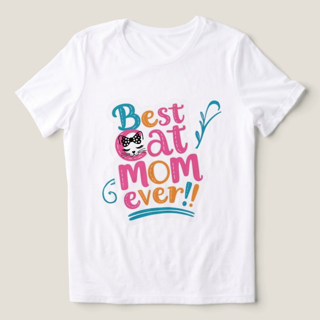 Best Mom Ever T-Shirt Tri-Blend Shirt (Design Vorderseite)