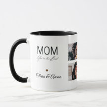 Best Mom Photo Collage Mug