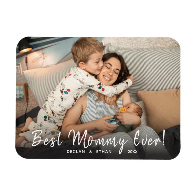 Best Mommy Ever Flexible Foto Magnet (Horizontal)