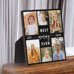 Best Mommy Ever - Muttertagsfoto Collage Fotoplatte<br><div class="desc">Feiern Sie Ihre Mami mit der "Best Mommy Ever" Mother's Day Foto Collage Plaque. Diese personalisierte Plakette besticht durch eine wunderschön gestaltete Collage aus gepflegten Fotos, in der besondere Momente und Erinnerungen eingefangen werden. Die herzliche Nachricht "Best Mommy Ever" fügt eine liebevolle Touch hinzu. Es ist aus hochwertigen Materialien mit...</div>