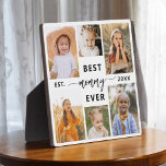 Best Mommy Ever - Muttertagsfoto Collage Fotoplatte<br><div class="desc">Feiern Sie Ihre Mami mit der "Best Mommy Ever" Mother's Day Foto Collage Plaque. Diese personalisierte Plakette besticht durch eine wunderschön gestaltete Collage aus gepflegten Fotos, in der besondere Momente und Erinnerungen eingefangen werden. Die herzliche Nachricht "Best Mommy Ever" fügt eine liebevolle Touch hinzu. Es ist aus hochwertigen Materialien mit...</div>