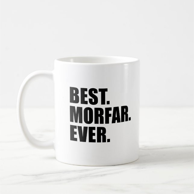 Best Morfar Ever Schwedischer Großvater Kaffeetasse (Links)