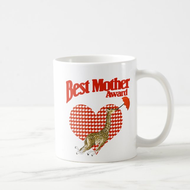 Best Mother Award Keepake Kaffeetasse (Rechts)