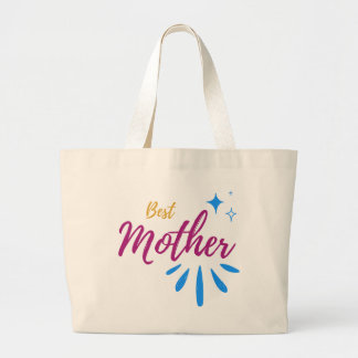 Best Mother Large Tote Bag Jumbo Stoffbeutel